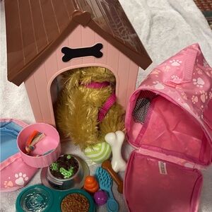 Pet Playset with Accessories - Pink